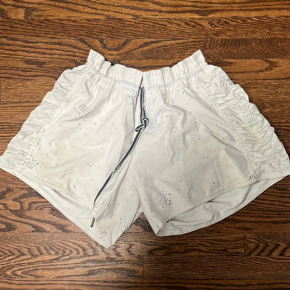 Off White Lululemon low rise shorts